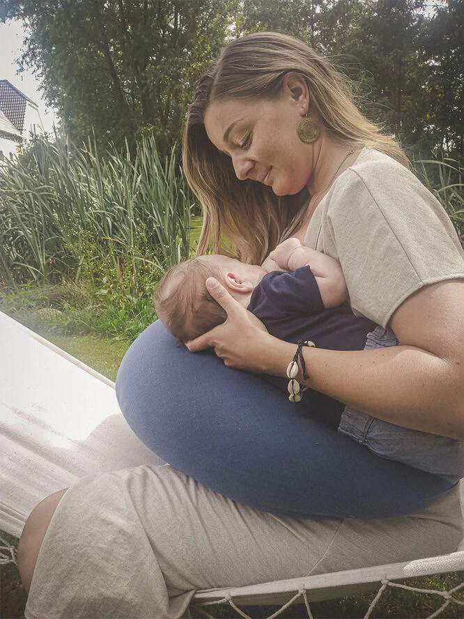 Nursing Pillow Blue 4 Nursing Pillow Blue - Billede 2