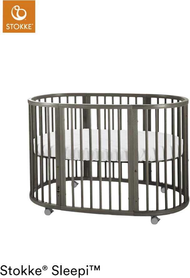 Stokke Sleepi Extension Bed Hazy Grey 4 Stokke Sleepi Extension Bed Hazy Grey - Billede 2