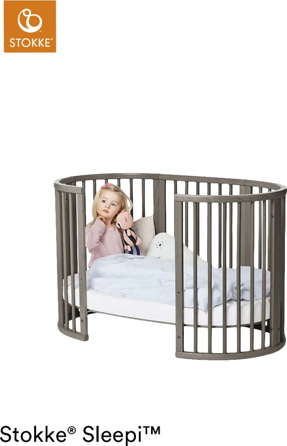 Stokke Sleepi Extension Bed Hazy Grey 5 Stokke Sleepi Extension Bed Hazy Grey - Billede 3