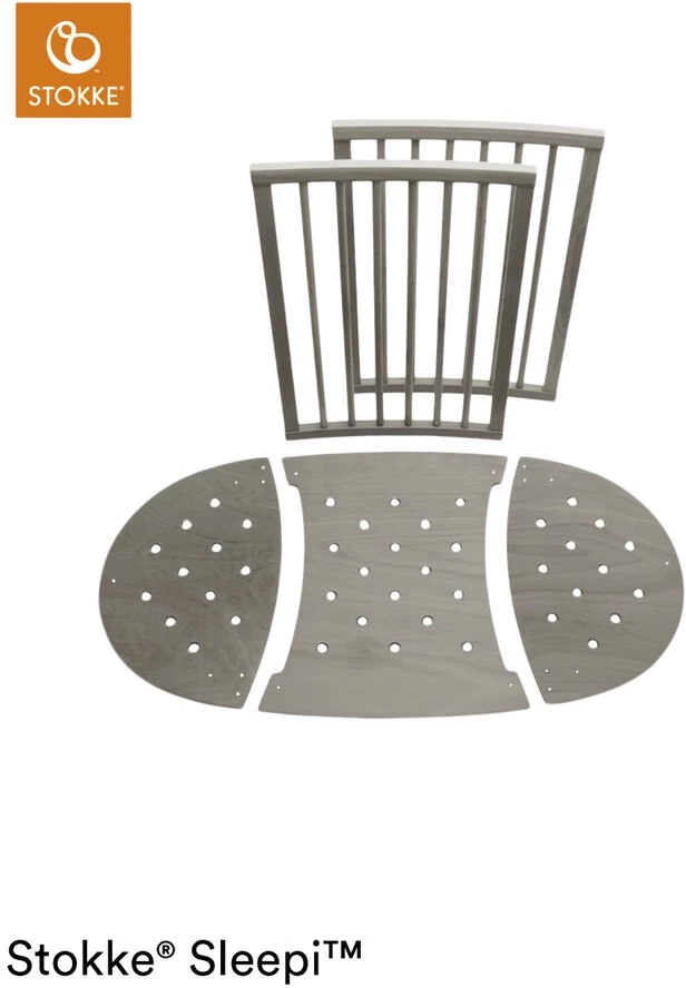 Stokke Sleepi Extension Bed Hazy Grey 3 Stokke Sleepi Extension Bed Hazy Grey