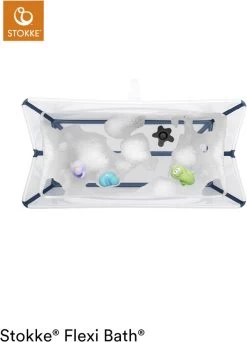 Stokke Flexi Bath Bundle Transparent Blue -Baby Bonus 7040355315049 2