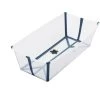 Stokke Flexi Bath X-Large Transparent Blue -Baby Bonus 7040355359029 2
