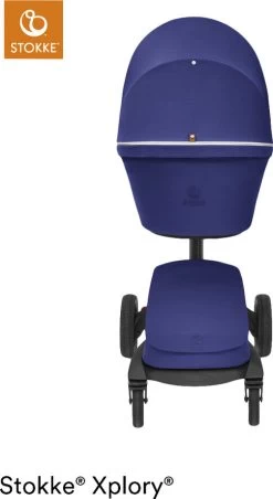 Stokke Xplory X Carry Cot Royal Blue -Baby Bonus 7040355721031