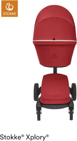 Stokke Xplory X Carry Cot Ruby Red -Baby Bonus 7040355721048