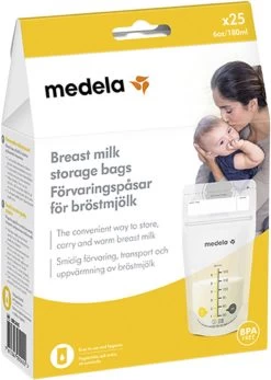 Medela Opbevaringspose For Brystmælk, 25 Stk. 5 Medela Opbevaringspose For Brystmælk, 25 Stk. -Baby Bonus 7612367050425 1