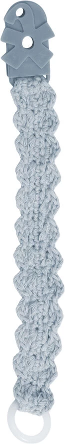 Sebra Hæklet Suttekæde, Powder Blue