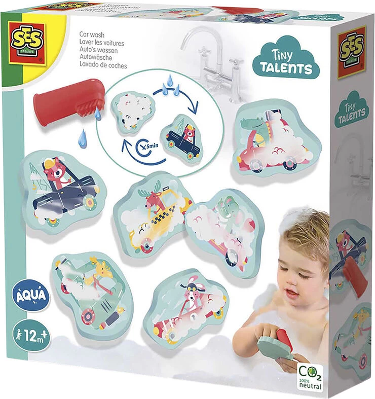 SES Creative - Badefigurer I Skum - Biler 3 SES Creative - Badefigurer I Skum - Biler