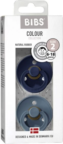 BIBS Colour 2 PACK Deep Space/Petrol