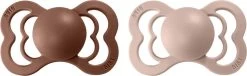 BIBS Supreme 2 PACK Latex Woodchuck/Blush -Baby Bonus BIBS SUPREME PACK 270337 5713795199136 Woodchuck Blush