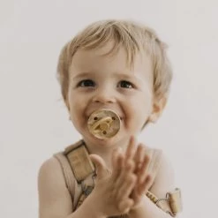 BIBS Colour Tie Dye 2 PACK Latex Size 1 Mustard Ivory / Must -Baby Bonus BIBS Tiedye some 2