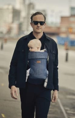 Najell Original Vol 2 - Denim Indigo -Baby Bonus Denim Indigo Sitting Position