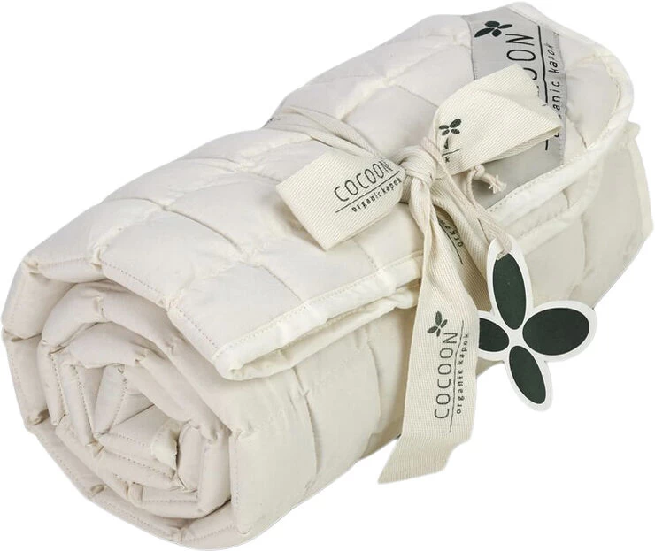COCOON Kapok Rullemadras, Barnevogn - 37x96 Cm 3 COCOON Kapok Rullemadras, Barnevogn - 37x96 Cm