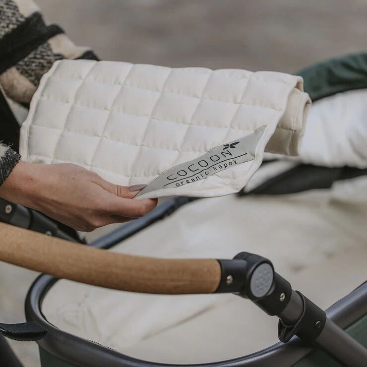 COCOON Kapok Rullemadras, Barnevogn - 37x96 Cm 4 COCOON Kapok Rullemadras, Barnevogn - 37x96 Cm - Billede 2