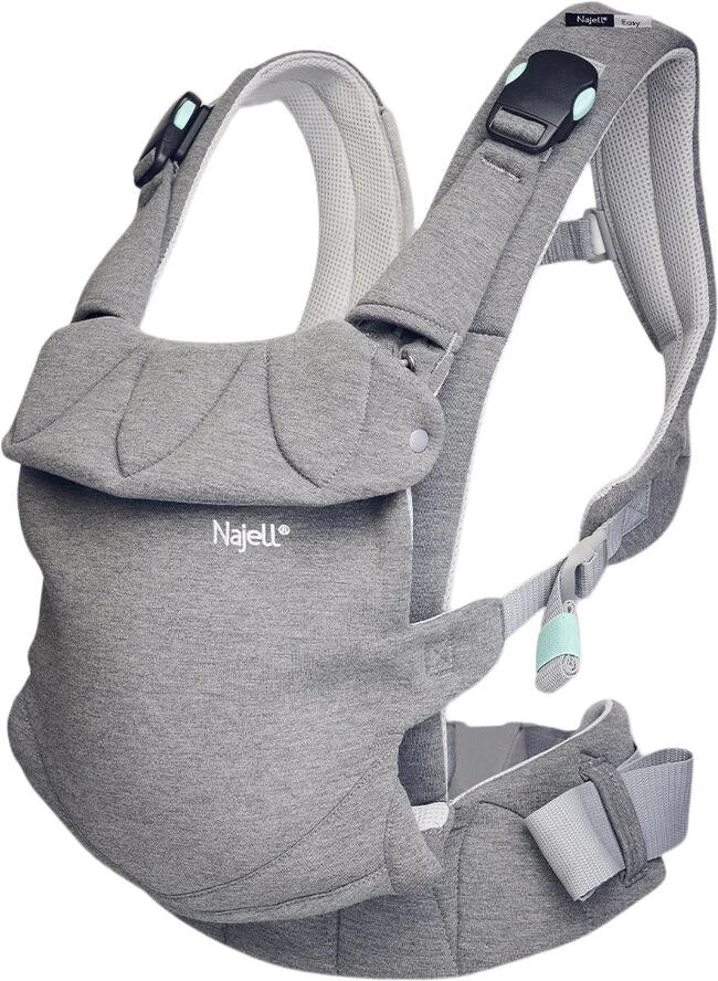 Baby Carrier Najell Easy - Mercury Grey (3D Jersey) 3 Baby Carrier Najell Easy - Mercury Grey (3D Jersey)