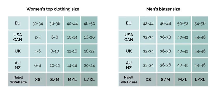 Najell WRAP Size M/L - Charcoal Black 7 Najell WRAP Size M/L - Charcoal Black - Billede 5
