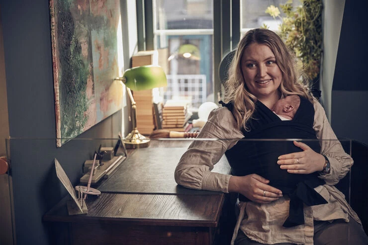 Najell WRAP Size M/L - Charcoal Black 4 Najell WRAP Size M/L - Charcoal Black - Billede 2