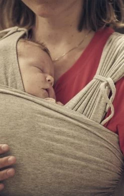 Najell WRAP S/M - Melange Grey -Baby Bonus Najell wrap grey 3