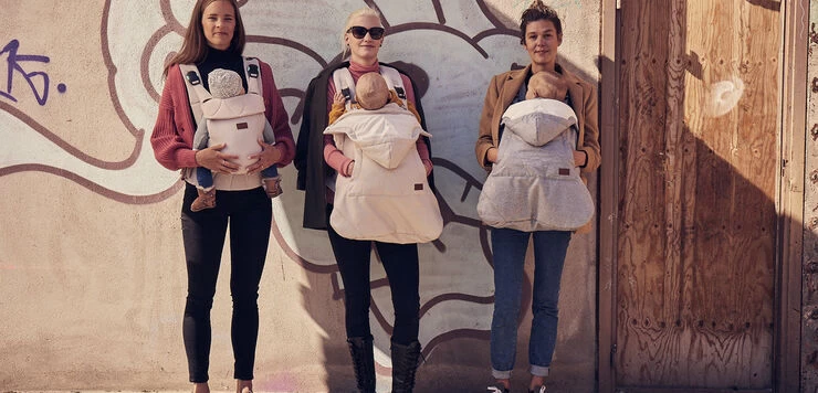 Baby Carrier All Weather Cover - Sandy Beige 4 Baby Carrier All Weather Cover - Sandy Beige - Billede 2